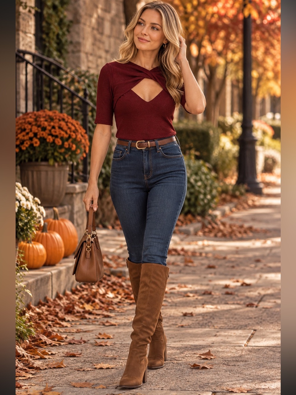 Acler "Brighton" "Deep Red" top twist top US size 4